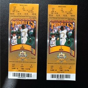 Pittsburgh Pirates Game Tickets